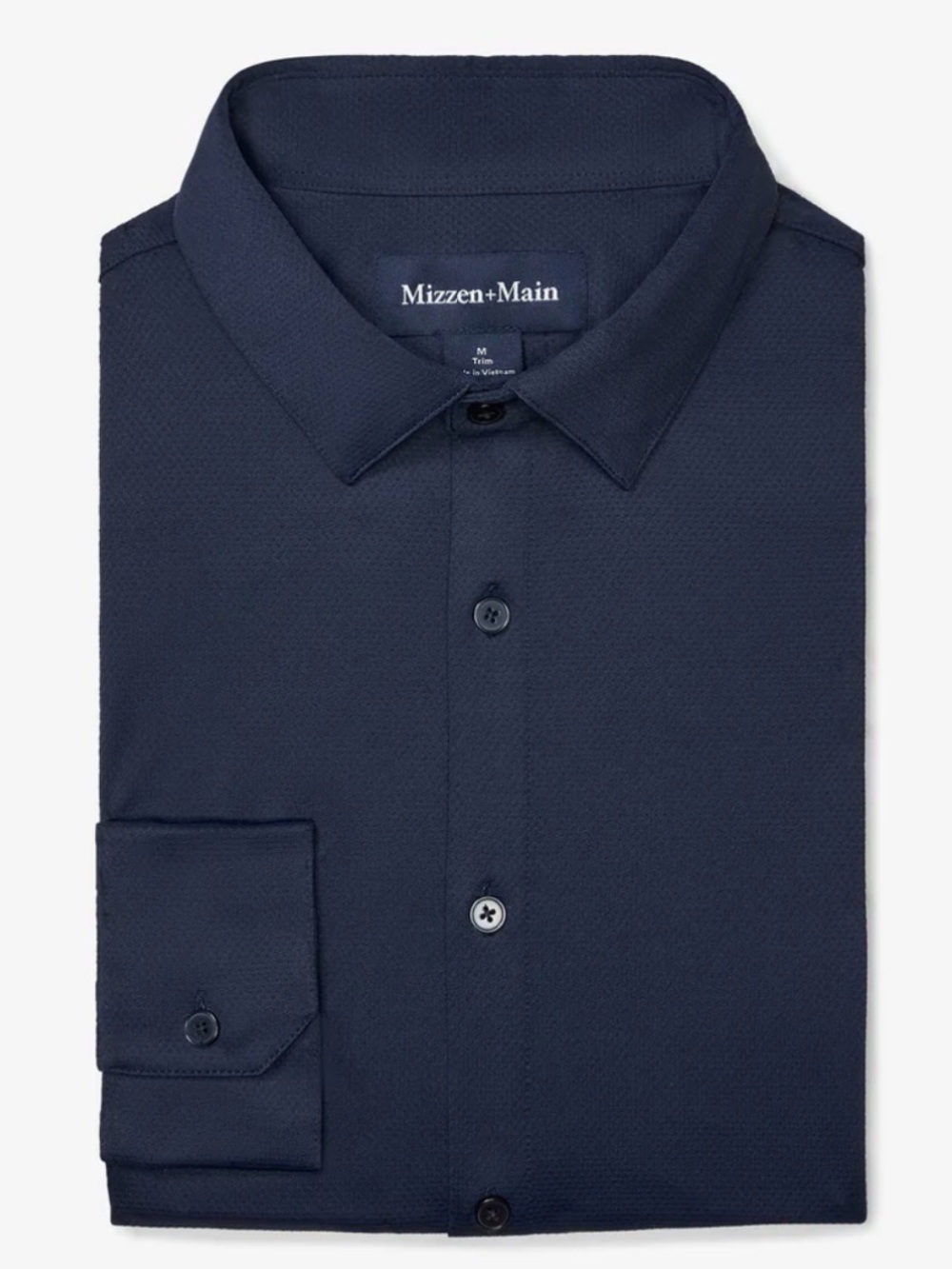 Mizzen Main Halyard Navy Long Sleeve Dress Shirt